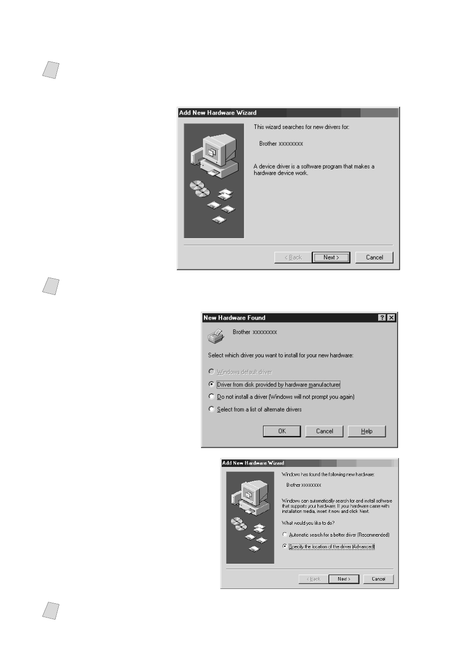 Using windows® 95, 98, 98se and me, Using windows, 95, 98, 98se and me -3 | Brother MFC 4300 User Manual | Page 90 / 174