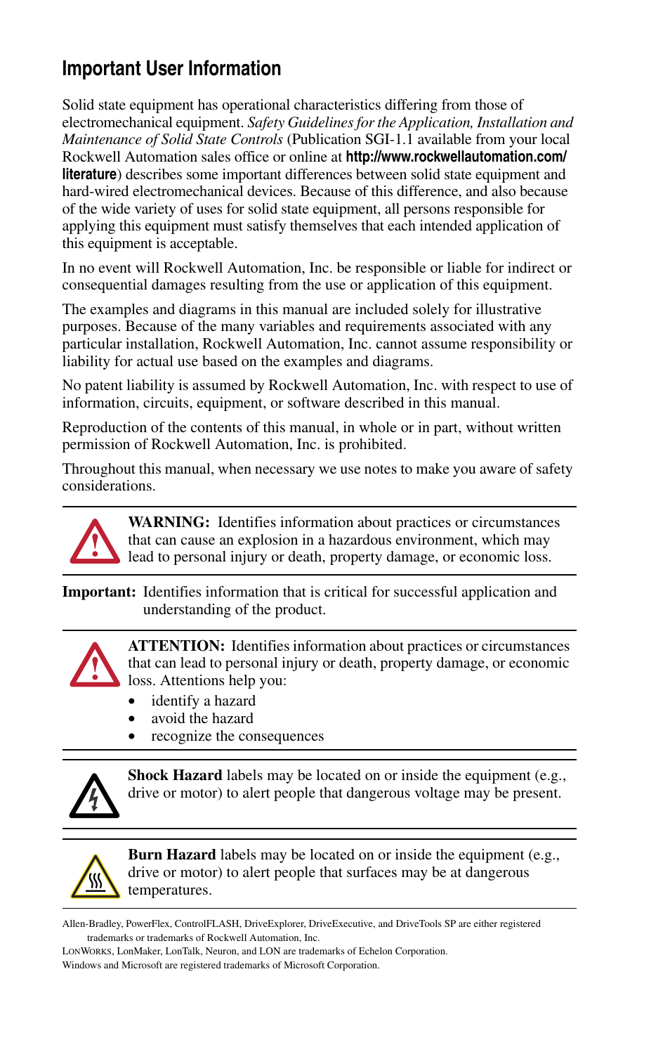 Rockwell Automation 22-COMM-L LonWorks Adapter User Manual | Page 2 / 80