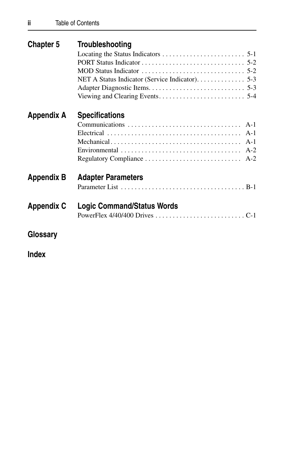 Rockwell Automation 22-COMM-L LonWorks Adapter User Manual | Page 6 / 80