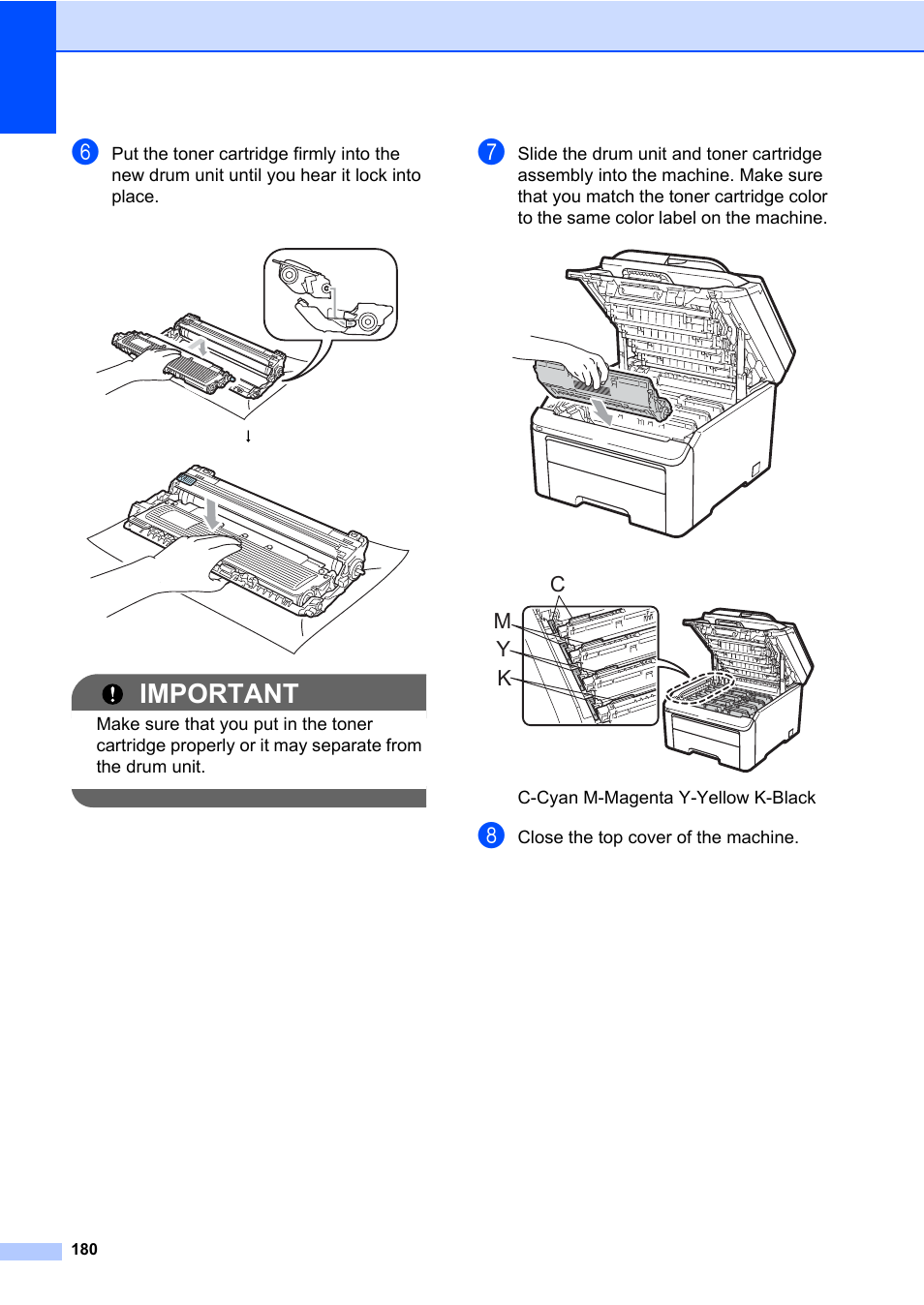 Important, Ky m c | Brother Fax Machine/Multi-Function Center MFC-9125CN User Manual | Page 196 / 267