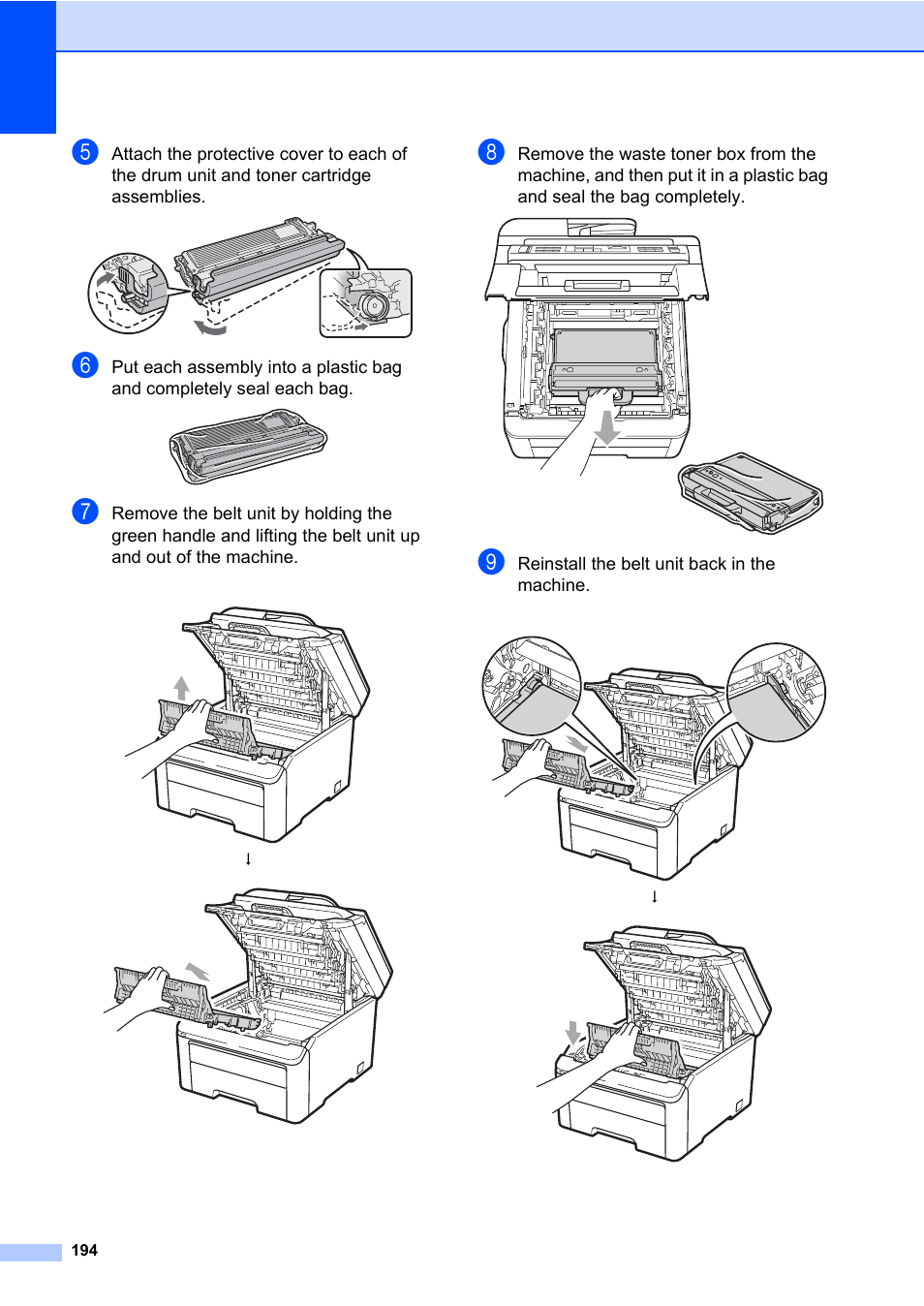 Brother Fax Machine/Multi-Function Center MFC-9125CN User Manual | Page 210 / 267