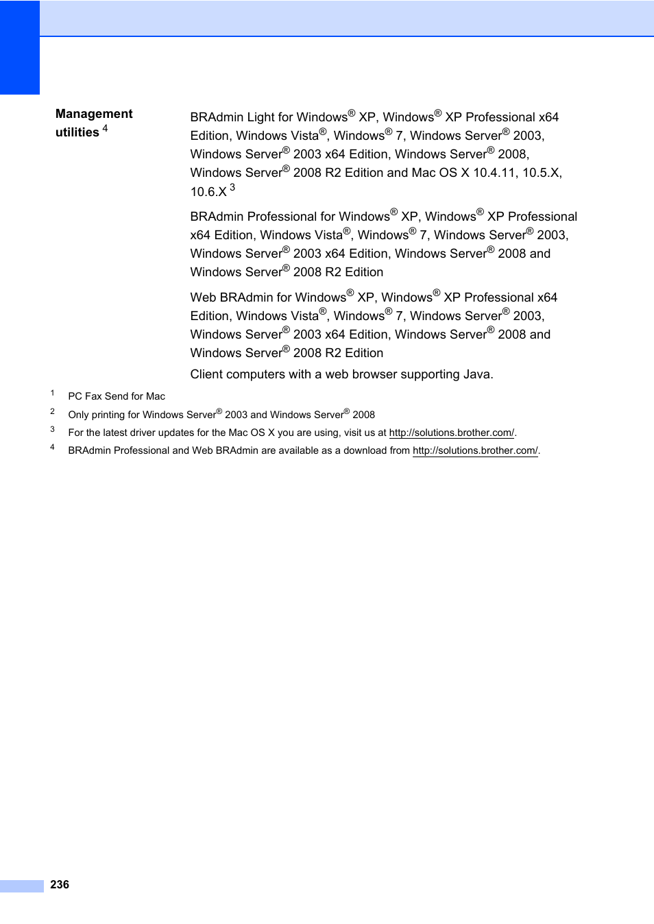 Brother Fax Machine/Multi-Function Center MFC-9125CN User Manual | Page 252 / 267