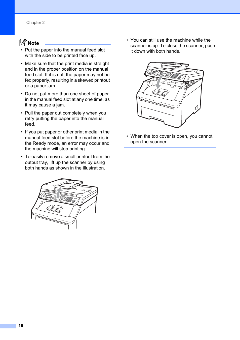Brother Fax Machine/Multi-Function Center MFC-9125CN User Manual | Page 32 / 267