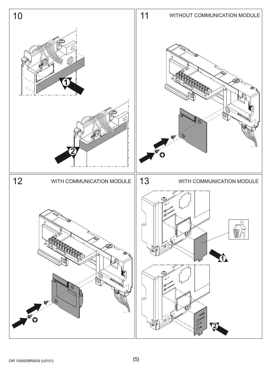 Rockwell Automation 140G-NTK-E12 LSIG-MM Trip Unit Installation User Manual | Page 5 / 12