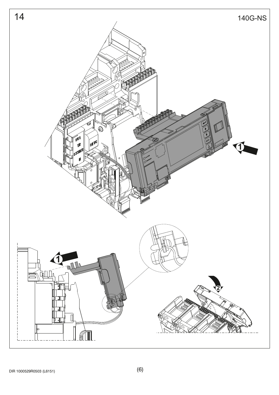 Rockwell Automation 140G-NTK-E12 LSIG-MM Trip Unit Installation User Manual | Page 6 / 12