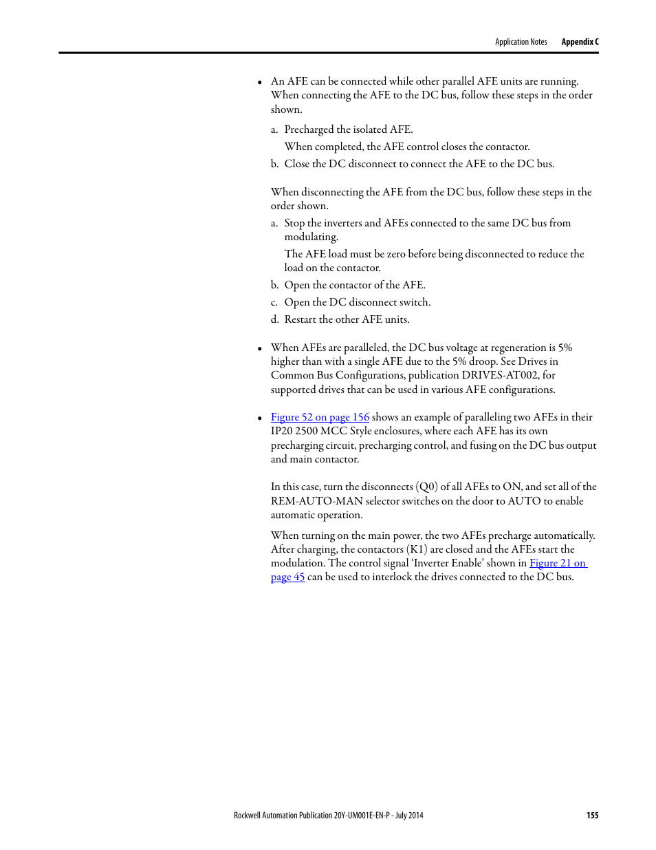 Rockwell Automation 20Y PowerFlex Active Front End User Manual | Page 155 / 170