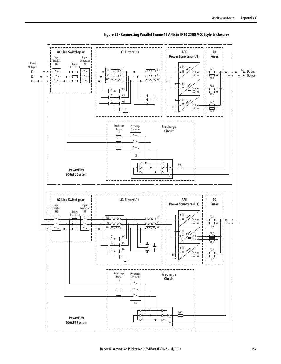 Rockwell Automation 20Y PowerFlex Active Front End User Manual | Page 157 / 170