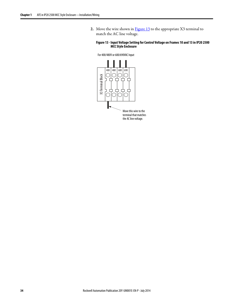 Rockwell Automation 20Y PowerFlex Active Front End User Manual | Page 34 / 170