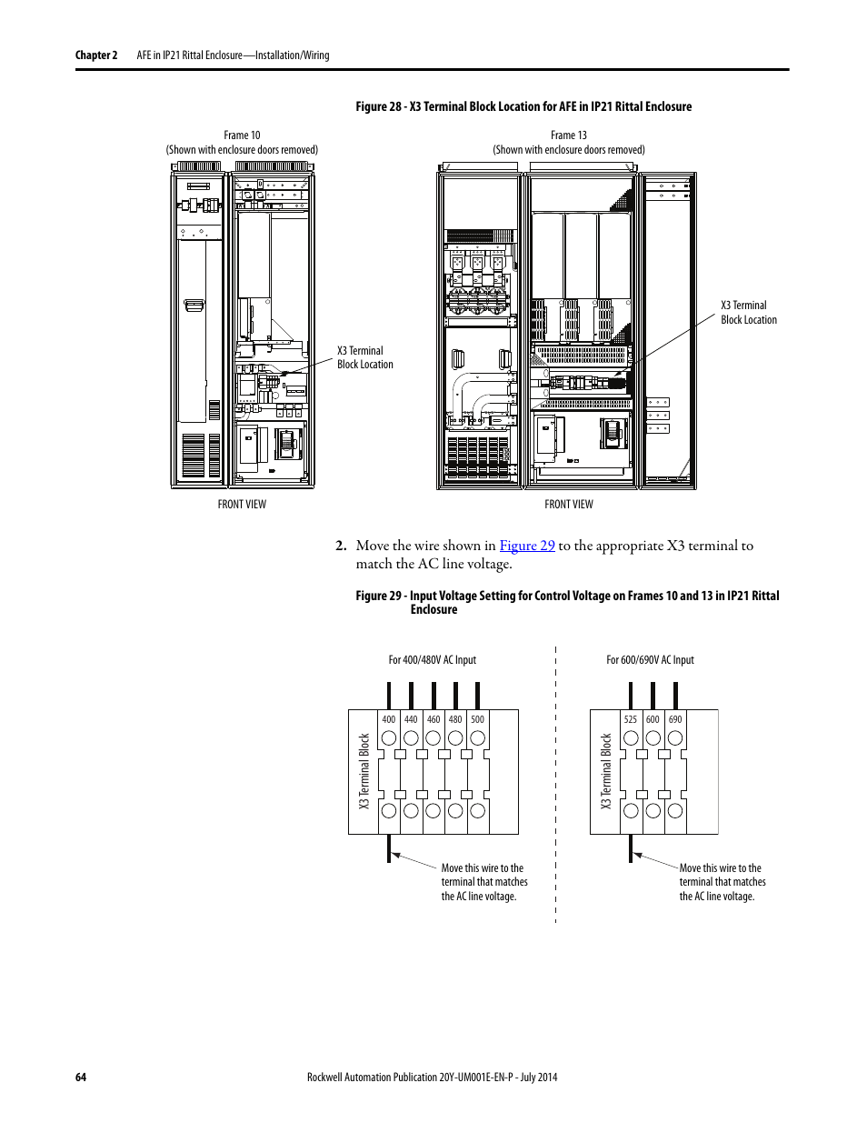 Rockwell Automation 20Y PowerFlex Active Front End User Manual | Page 64 / 170