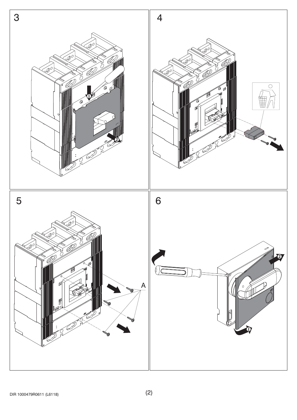 Rockwell Automation 140G-M-RMB_RMY Rotary Handle Operating Mechanism User Manual | Page 2 / 4