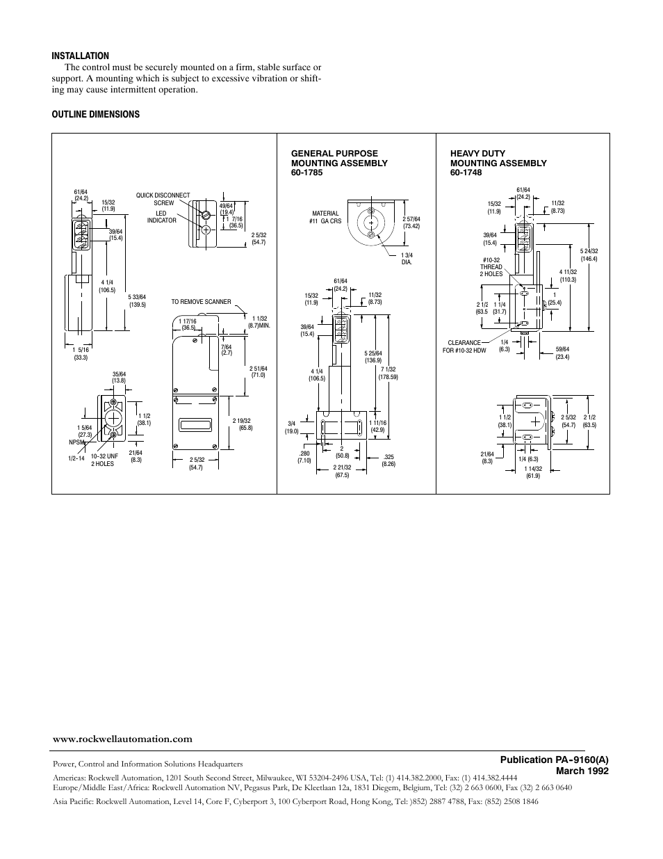 Rockwell Automation 42MBS Series 5100 Background Suppression with Timing Installation Instructions User Manual | Page 4 / 4