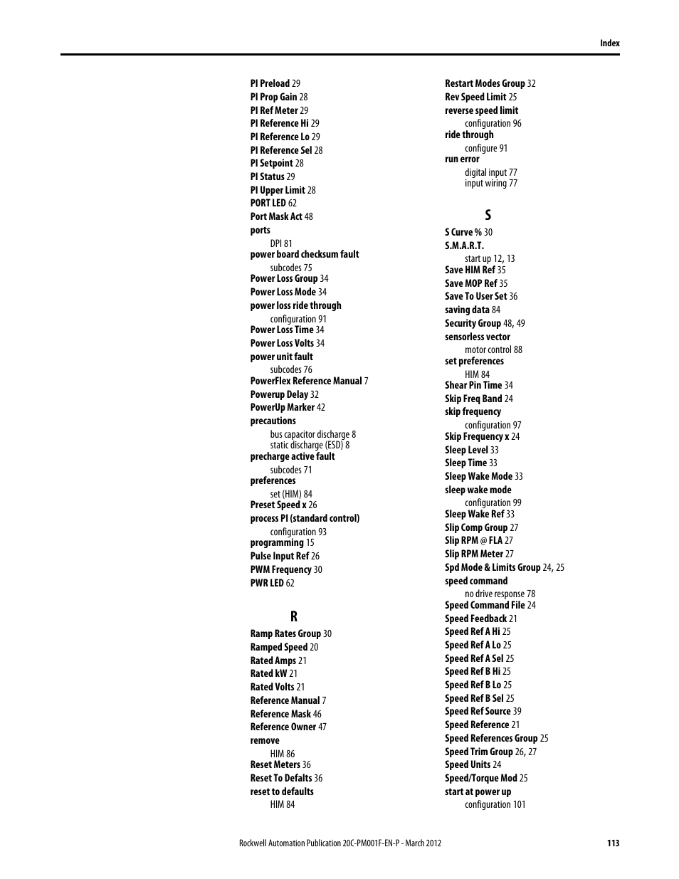 Rockwell Automation 20C PowerFlex 700H Drives Programming User Manual | Page 113 / 116