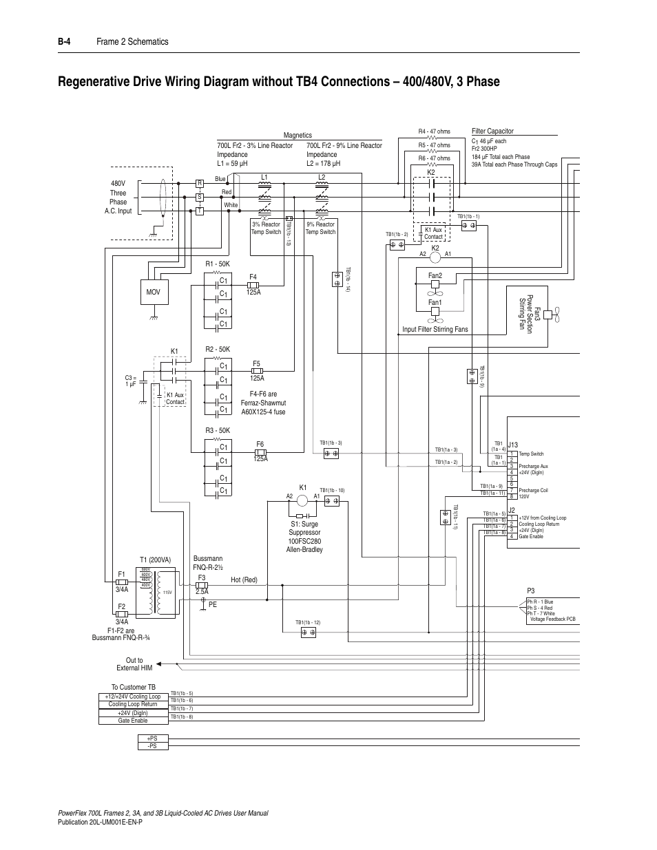 Rockwell Automation 20L PowerFlex 700L Liquid-Cooled Adjustable Frequency AC Drive User Manual | Page 128 / 156