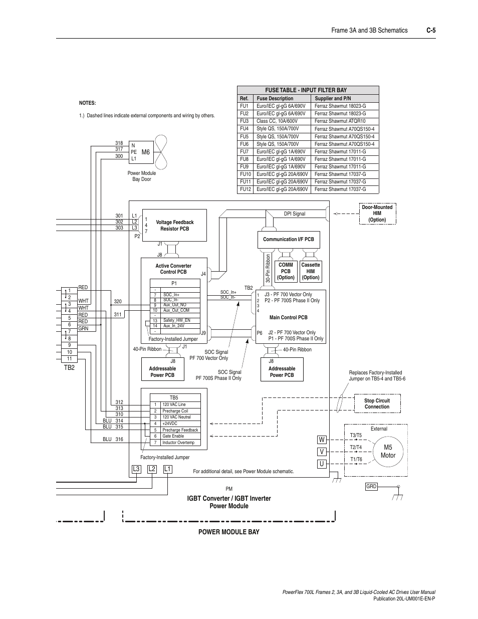 Rockwell Automation 20L PowerFlex 700L Liquid-Cooled Adjustable Frequency AC Drive User Manual | Page 135 / 156