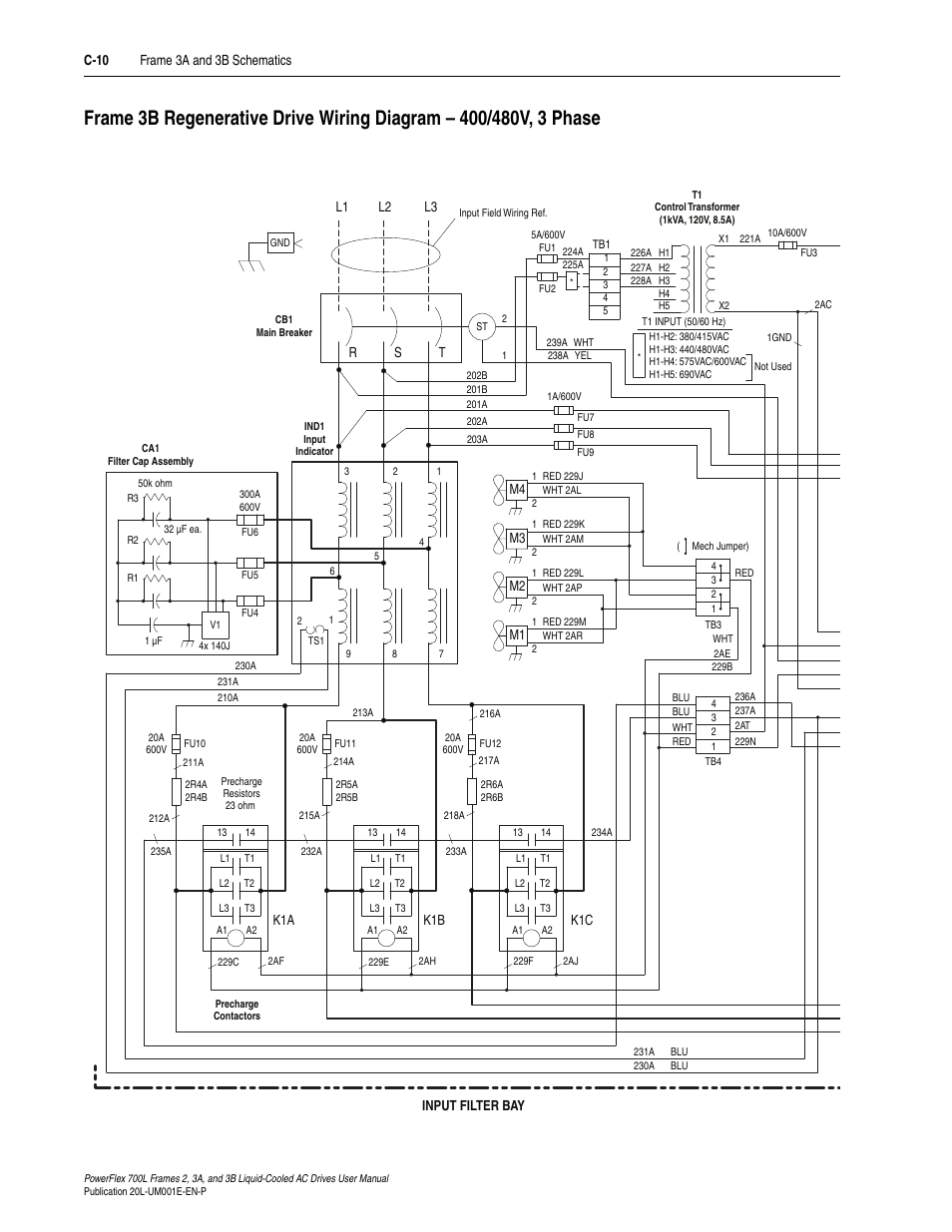 C-10 | Rockwell Automation 20L PowerFlex 700L Liquid-Cooled Adjustable Frequency AC Drive User Manual | Page 140 / 156