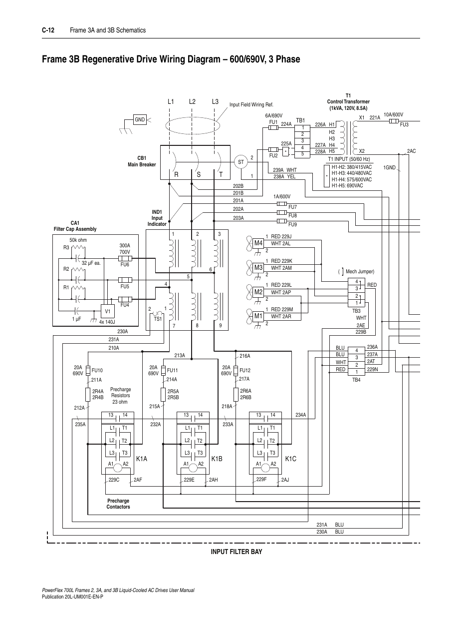 C-12 | Rockwell Automation 20L PowerFlex 700L Liquid-Cooled Adjustable Frequency AC Drive User Manual | Page 142 / 156