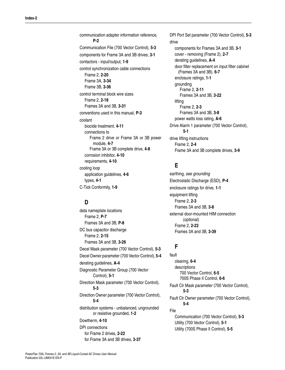 Rockwell Automation 20L PowerFlex 700L Liquid-Cooled Adjustable Frequency AC Drive User Manual | Page 150 / 156