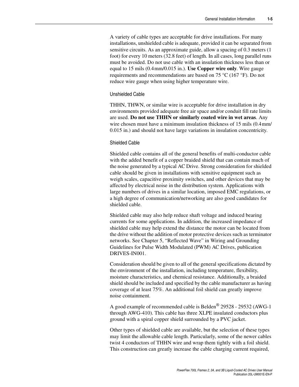 Rockwell Automation 20L PowerFlex 700L Liquid-Cooled Adjustable Frequency AC Drive User Manual | Page 21 / 156