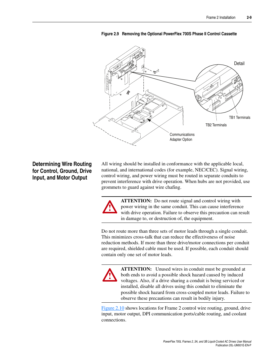 Rockwell Automation 20L PowerFlex 700L Liquid-Cooled Adjustable Frequency AC Drive User Manual | Page 35 / 156