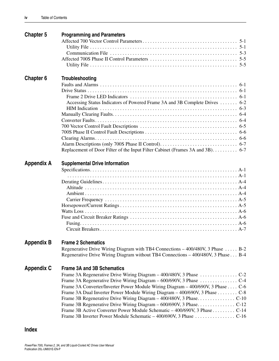 Rockwell Automation 20L PowerFlex 700L Liquid-Cooled Adjustable Frequency AC Drive User Manual | Page 8 / 156