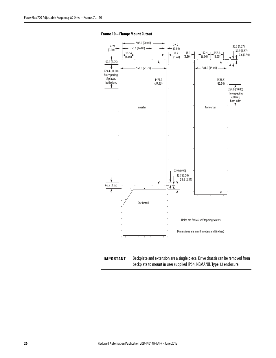 Rockwell Automation 20D PowerFlex 700 Installation Instructions - Frames 7…10 User Manual | Page 26 / 76