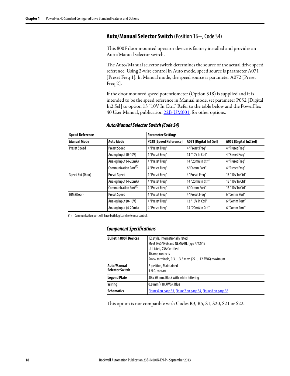 Rockwell Automation 22B PowerFlex 40 Configured AC Drives User Manual | Page 18 / 62