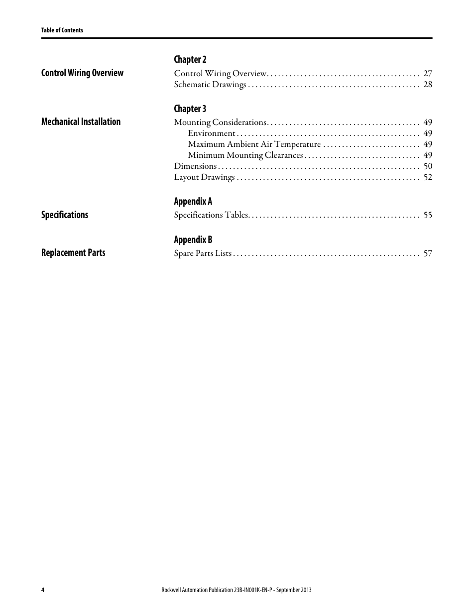 Rockwell Automation 22B PowerFlex 40 Configured AC Drives User Manual | Page 4 / 62