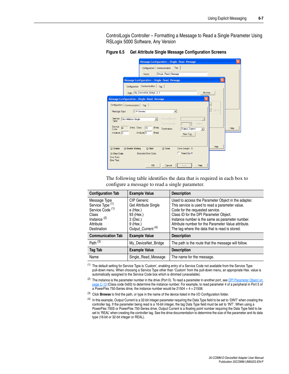 Rockwell Automation 20-COMM-D DeviceNet Adapter Series B FRN 2.xxx User Manual | Page 135 / 246