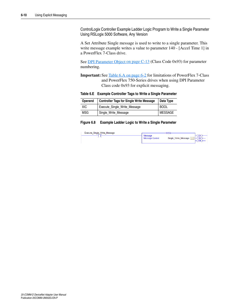 Rockwell Automation 20-COMM-D DeviceNet Adapter Series B FRN 2.xxx User Manual | Page 138 / 246