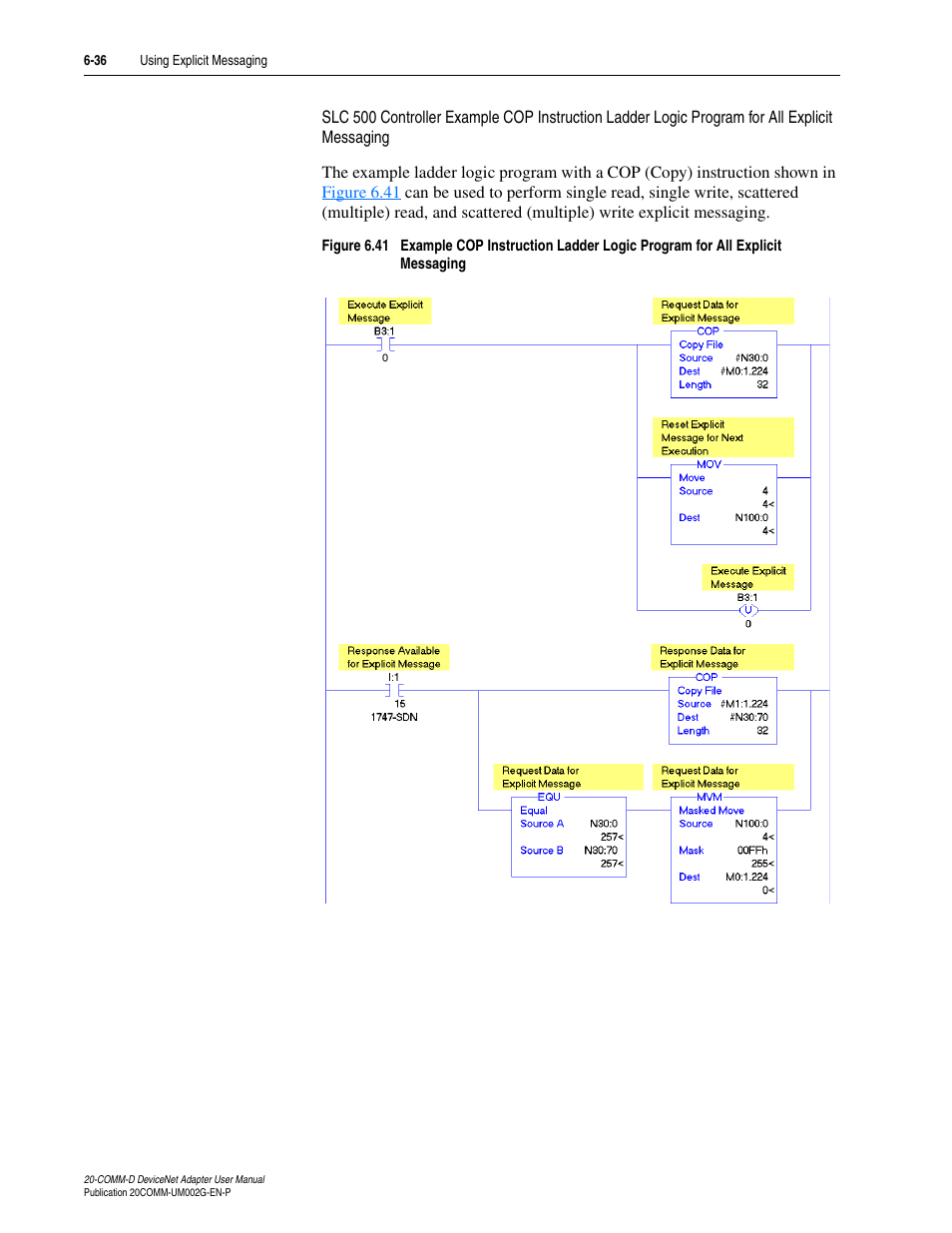 Rockwell Automation 20-COMM-D DeviceNet Adapter Series B FRN 2.xxx User Manual | Page 164 / 246