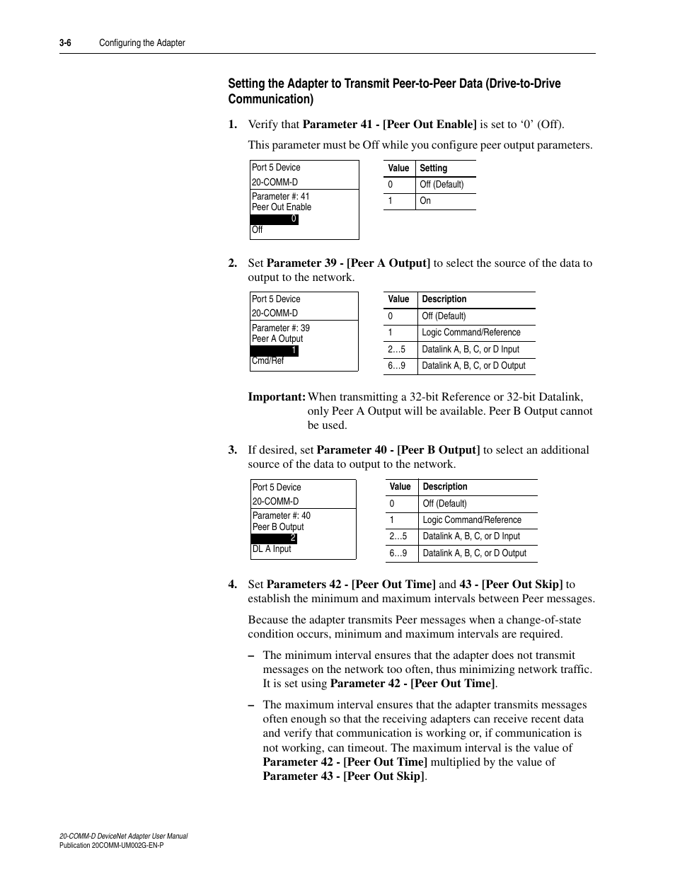 Rockwell Automation 20-COMM-D DeviceNet Adapter Series B FRN 2.xxx User Manual | Page 34 / 246