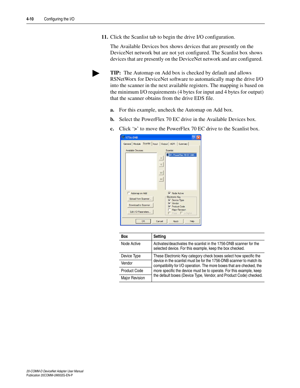 Rockwell Automation 20-COMM-D DeviceNet Adapter Series B FRN 2.xxx User Manual | Page 52 / 246