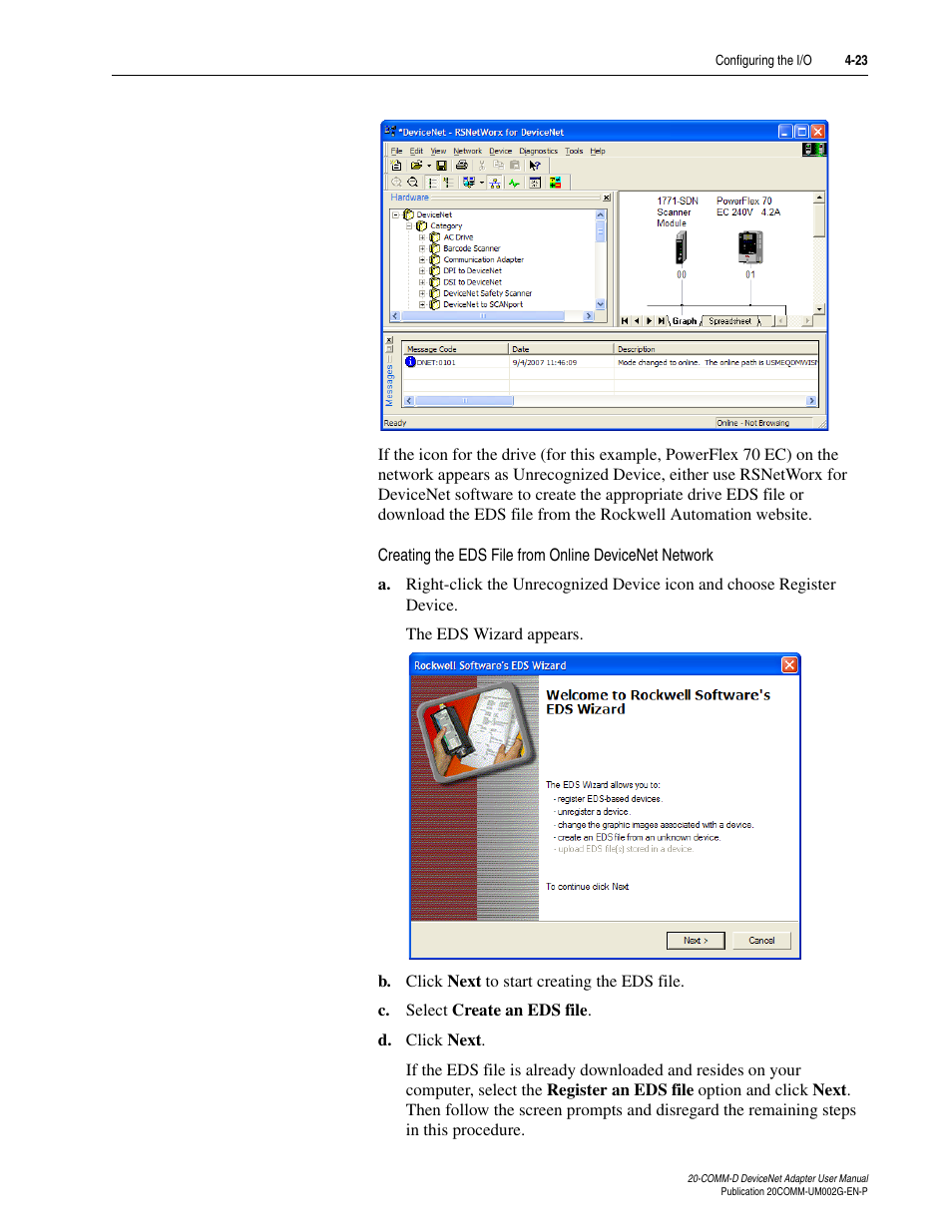 Rockwell Automation 20-COMM-D DeviceNet Adapter Series B FRN 2.xxx User Manual | Page 65 / 246