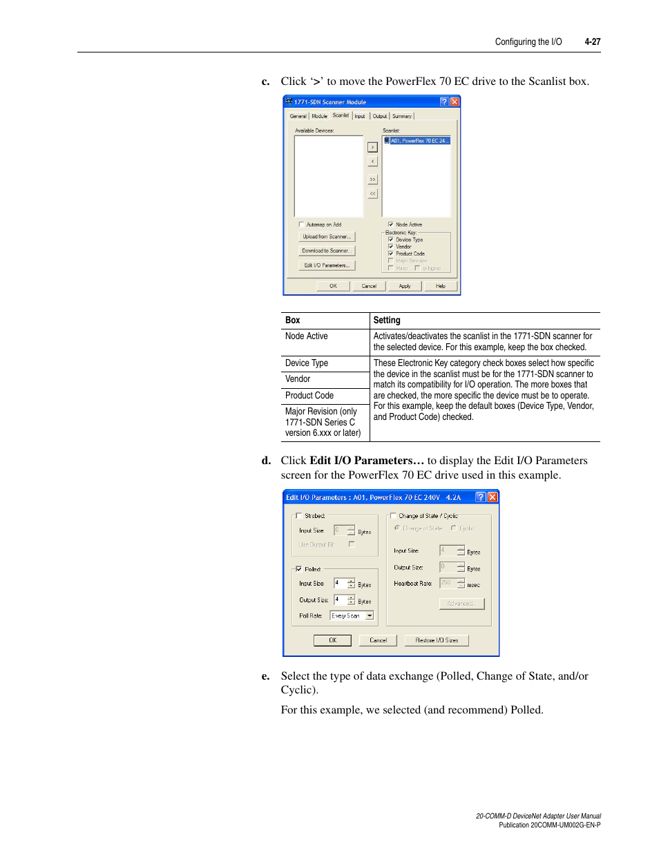 Rockwell Automation 20-COMM-D DeviceNet Adapter Series B FRN 2.xxx User Manual | Page 69 / 246