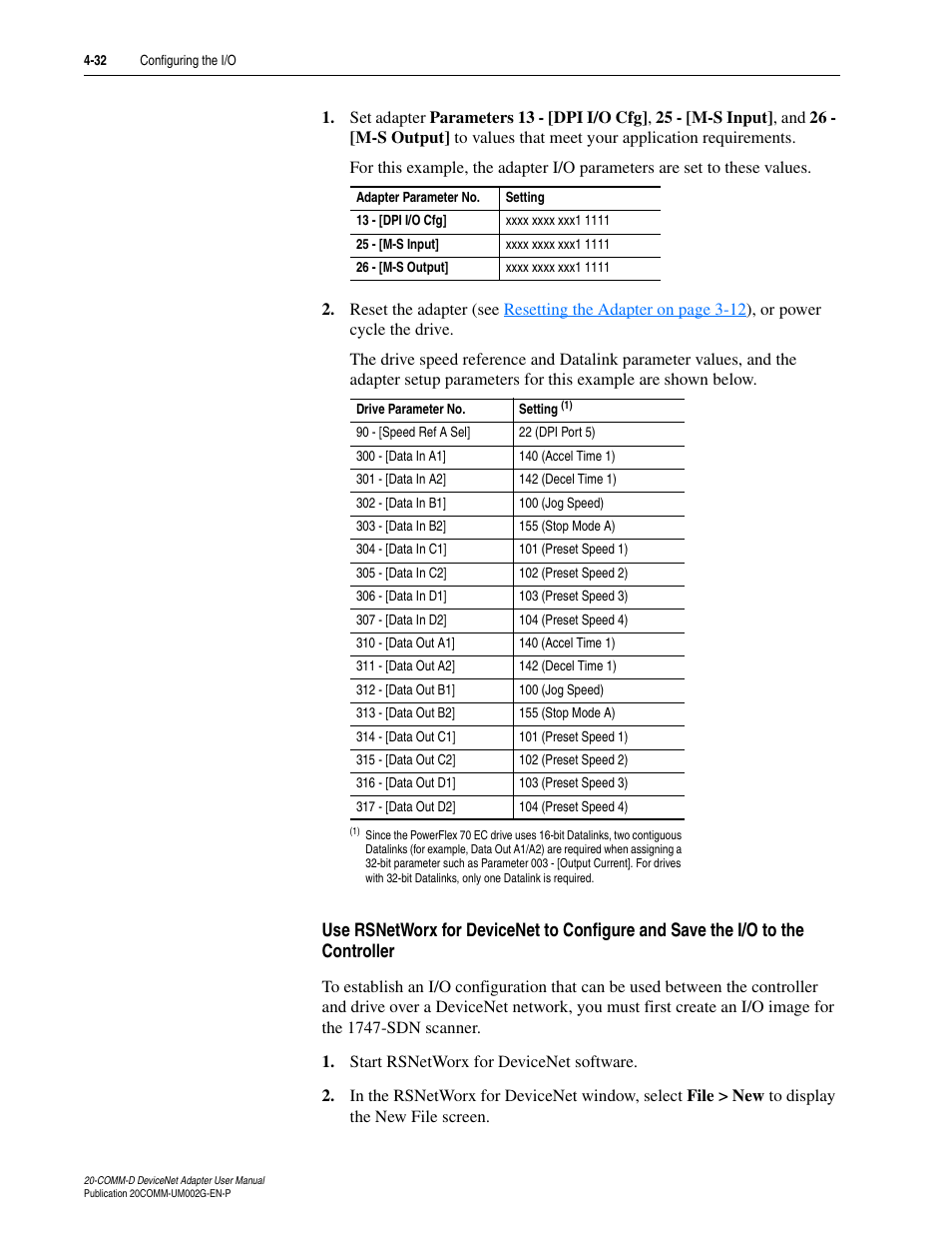 Rockwell Automation 20-COMM-D DeviceNet Adapter Series B FRN 2.xxx User Manual | Page 74 / 246