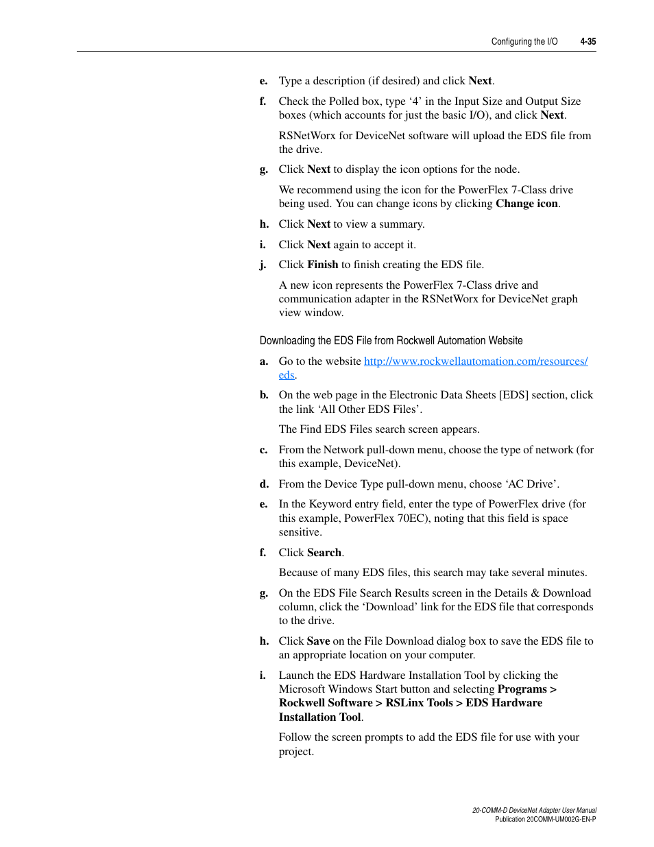 Rockwell Automation 20-COMM-D DeviceNet Adapter Series B FRN 2.xxx User Manual | Page 77 / 246