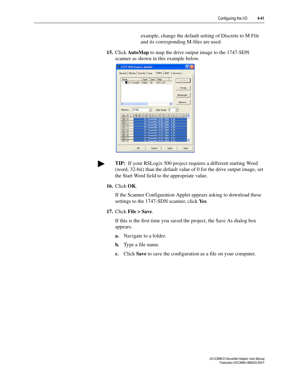 Rockwell Automation 20-COMM-D DeviceNet Adapter Series B FRN 2.xxx User Manual | Page 83 / 246