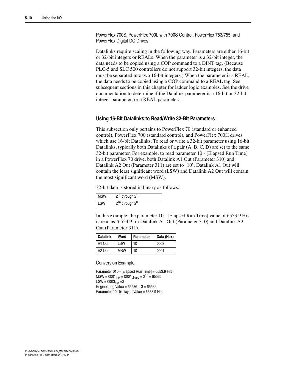 Rockwell Automation 20-COMM-D DeviceNet Adapter Series B FRN 2.xxx User Manual | Page 94 / 246