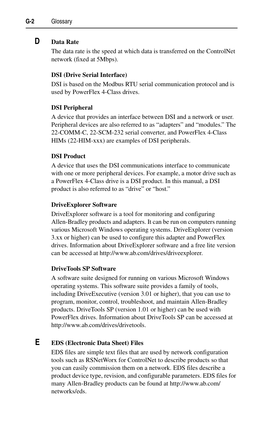 Rockwell Automation 22-COMM-C ControlNet Adapter User Manual | Page 152 / 164