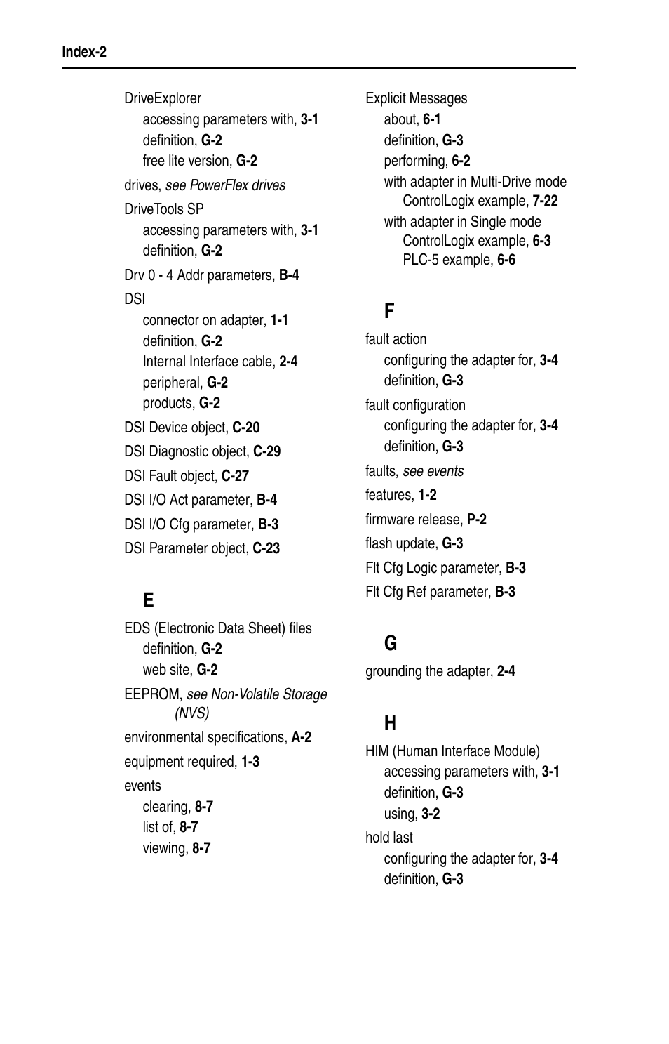 Rockwell Automation 22-COMM-C ControlNet Adapter User Manual | Page 158 / 164