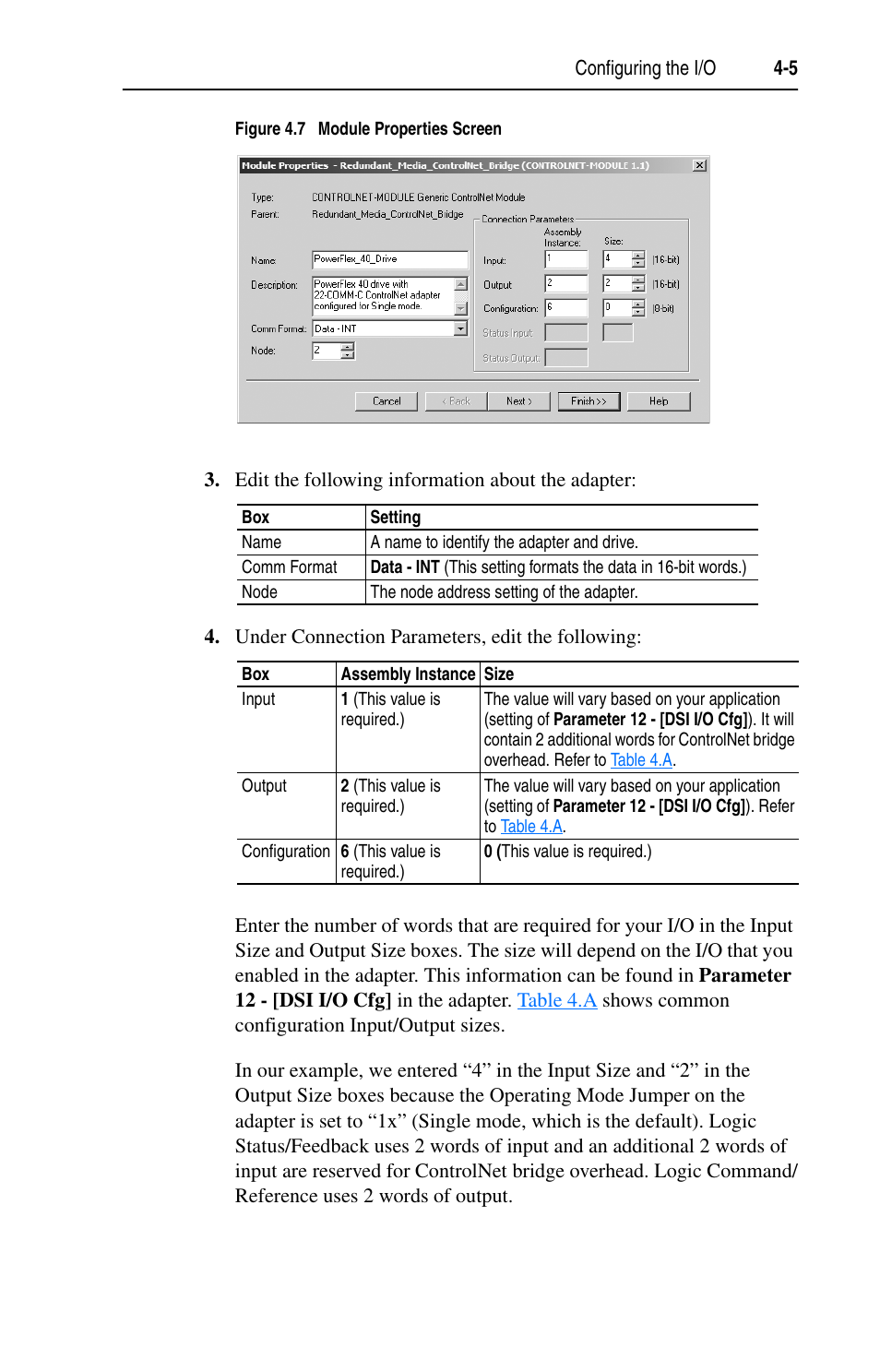 Figure 4.7 | Rockwell Automation 22-COMM-C ControlNet Adapter User Manual | Page 39 / 164