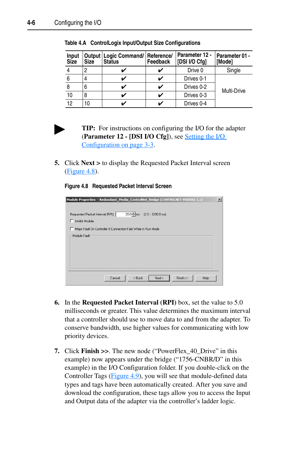 Table 4.a | Rockwell Automation 22-COMM-C ControlNet Adapter User Manual | Page 40 / 164