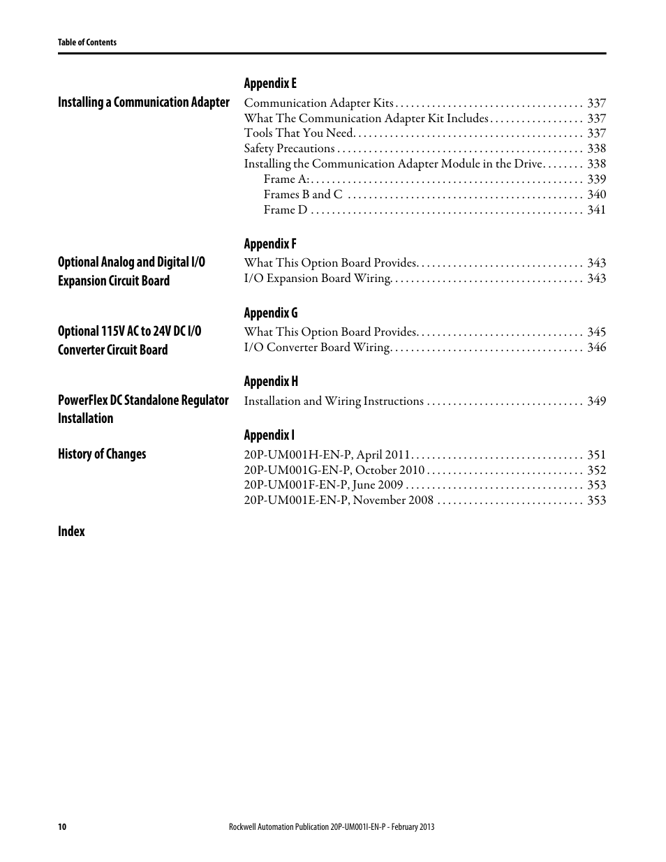 Rockwell Automation 20P PowerFlex Digital DC Drive User Manual | Page 10 / 376