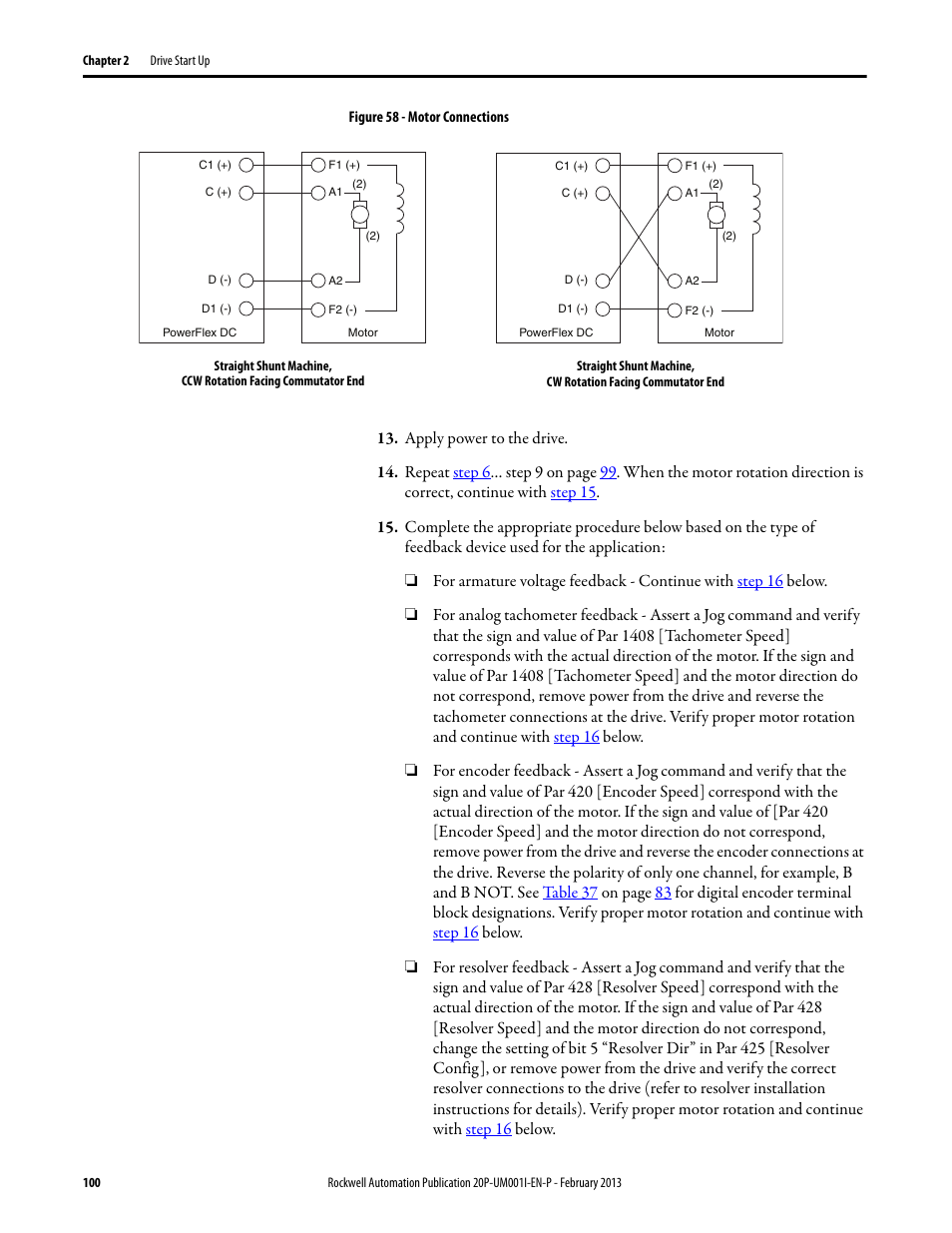 Step 15, Figure 58 | Rockwell Automation 20P PowerFlex Digital DC Drive User Manual | Page 100 / 376