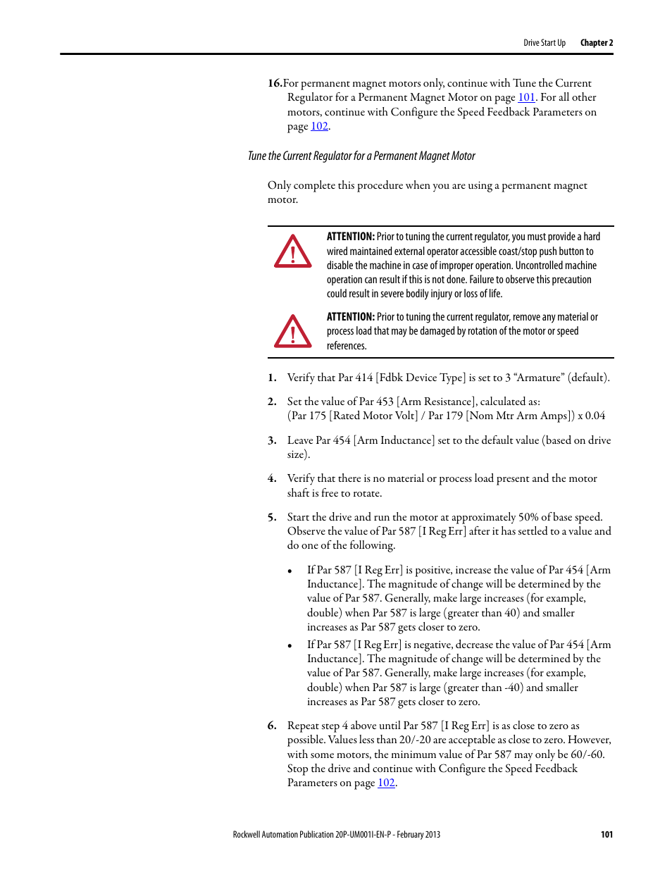 Step 16, Belo | Rockwell Automation 20P PowerFlex Digital DC Drive User Manual | Page 101 / 376