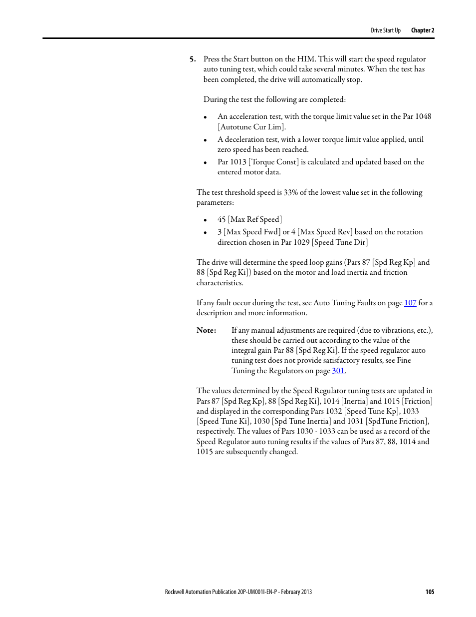 Rockwell Automation 20P PowerFlex Digital DC Drive User Manual | Page 105 / 376