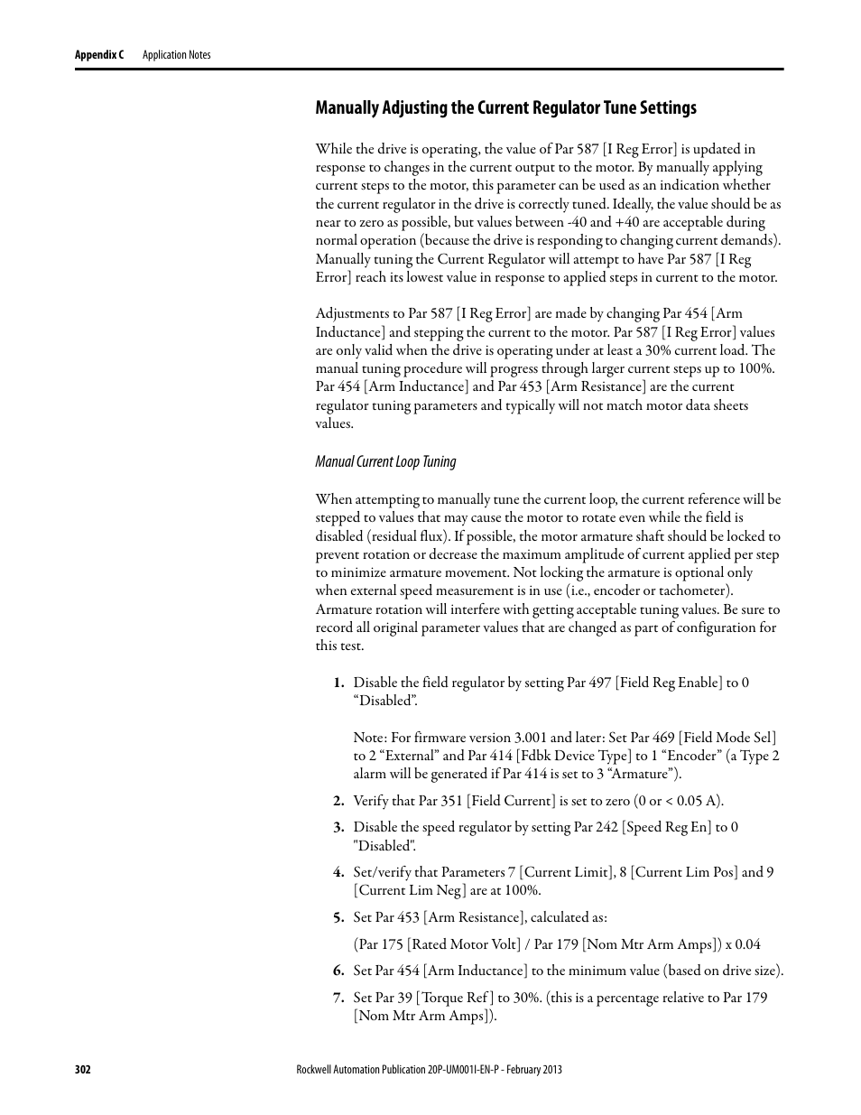 Rockwell Automation 20P PowerFlex Digital DC Drive User Manual | Page 302 / 376