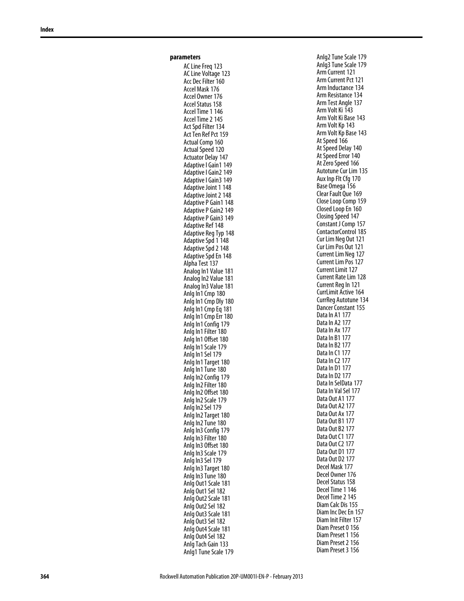 Rockwell Automation 20P PowerFlex Digital DC Drive User Manual | Page 364 / 376