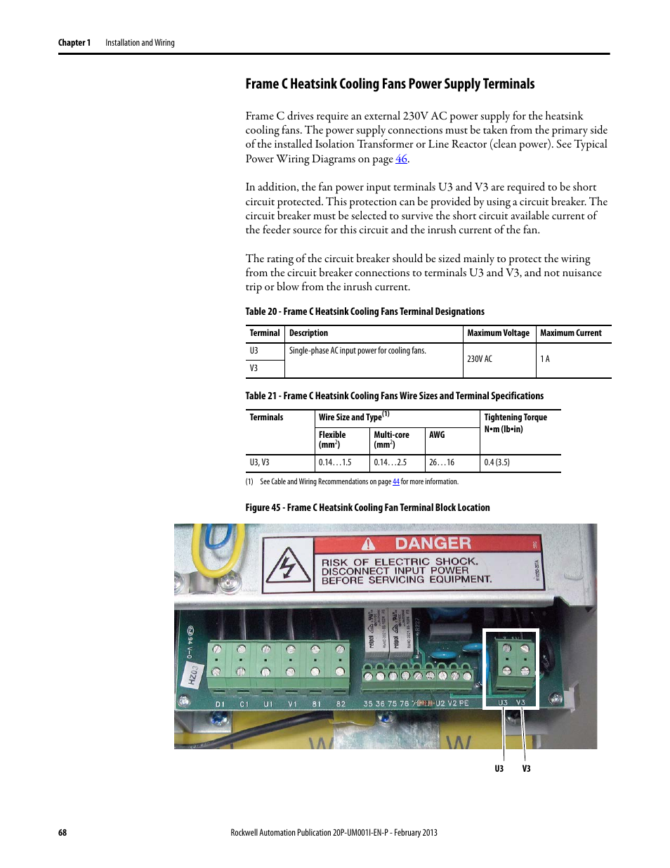 Fram, Tsin, Oolin | Ans p, Er supp, Ly termi, S on pa, Frame c he, Nk co, S po | Rockwell Automation 20P PowerFlex Digital DC Drive User Manual | Page 68 / 376