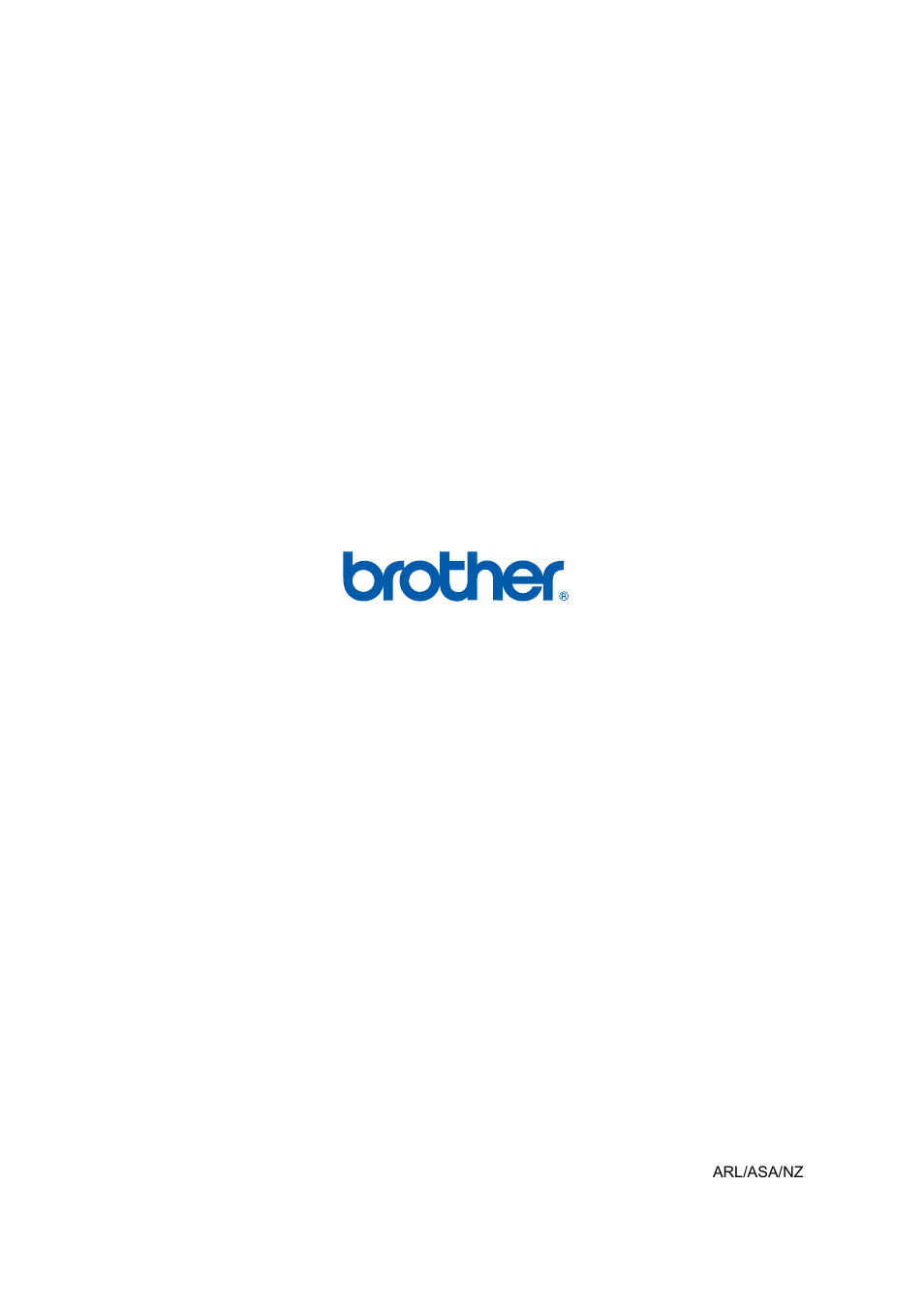 Brother arl/asa/nz, Arl/asa/nz | Brother DCP-120C User Manual | Page 33 / 33